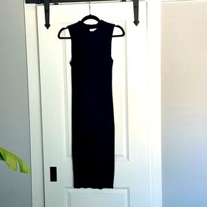 Leith rib knit sleeveless dress